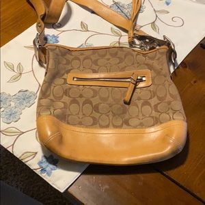 Vintage coach crossbody